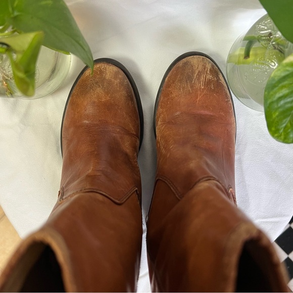 FRYE Melissa Button Rodeo Western Cowboy Leather Boots 13Y Youth Kids Boys Girls - Picture 3 of 14